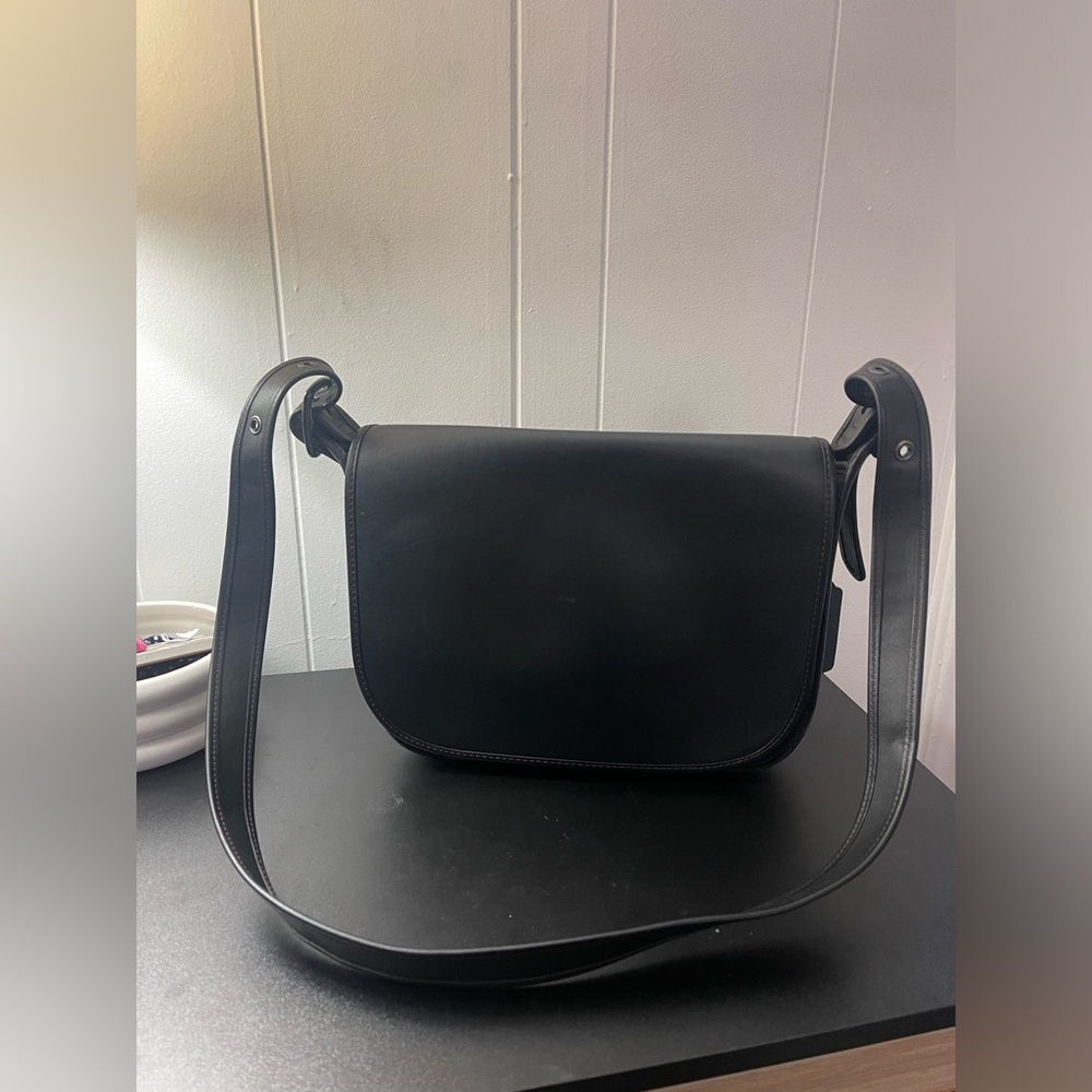 Coach Leather Messenger Bag